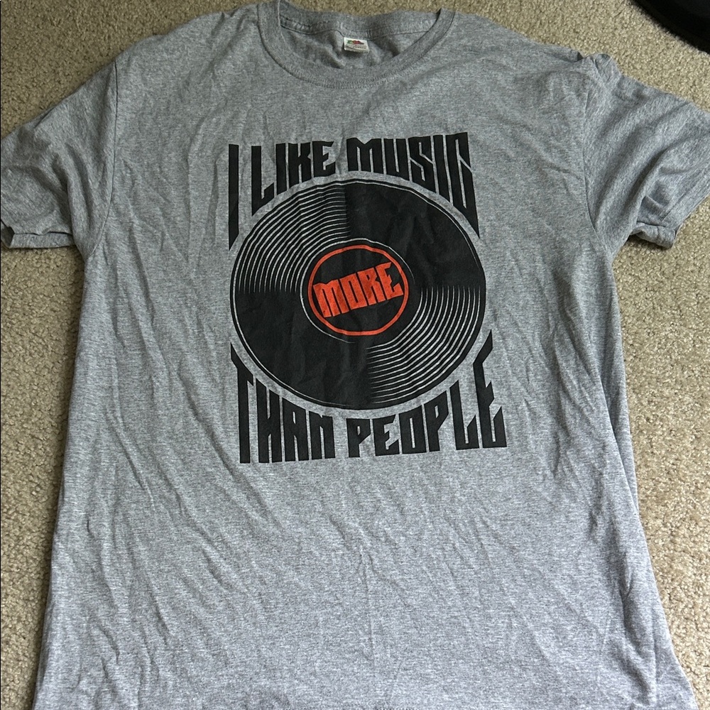 Fruit of the Loom Gray Graphic Tee